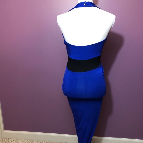 Royal Blue Corset Dress - Picture 6 of 6